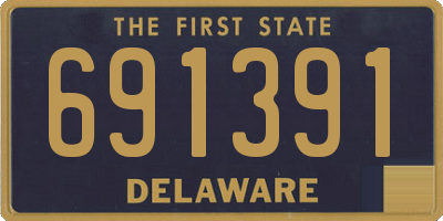 DE license plate 691391