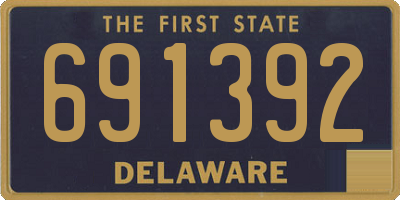 DE license plate 691392