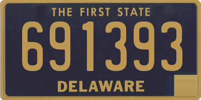 DE license plate 691393