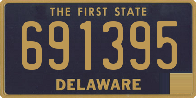 DE license plate 691395