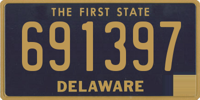 DE license plate 691397
