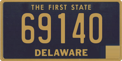 DE license plate 69140