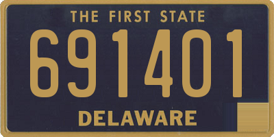DE license plate 691401