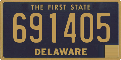 DE license plate 691405
