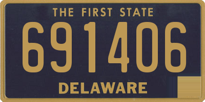 DE license plate 691406