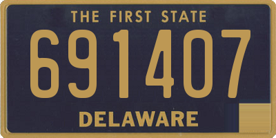 DE license plate 691407
