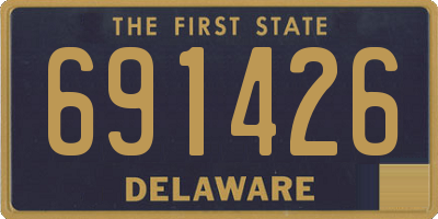 DE license plate 691426