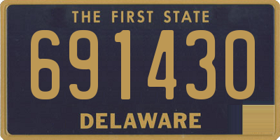 DE license plate 691430