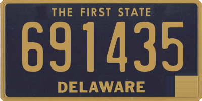 DE license plate 691435
