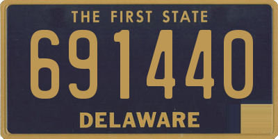 DE license plate 691440