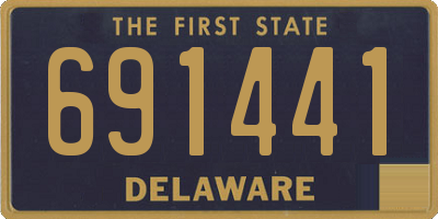 DE license plate 691441
