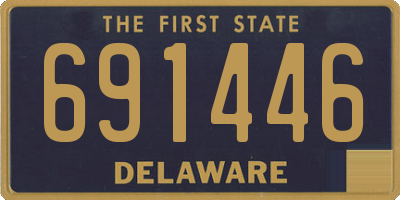 DE license plate 691446