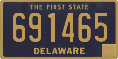 DE license plate 691465