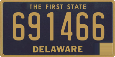 DE license plate 691466