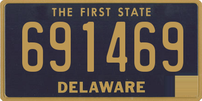 DE license plate 691469