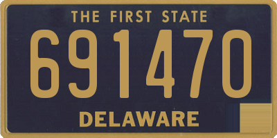 DE license plate 691470