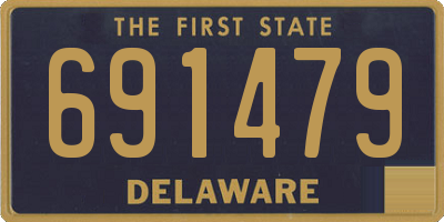 DE license plate 691479