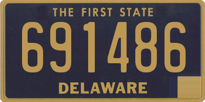DE license plate 691486