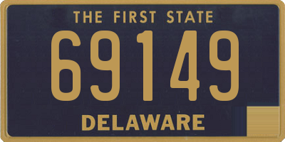 DE license plate 69149