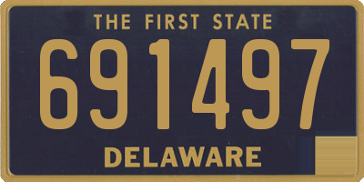 DE license plate 691497