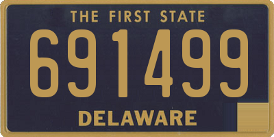 DE license plate 691499