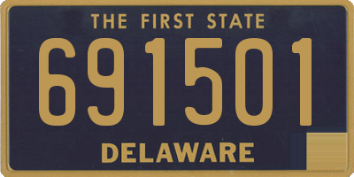 DE license plate 691501