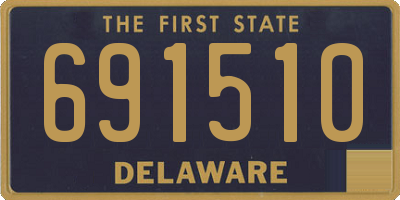 DE license plate 691510