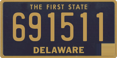 DE license plate 691511