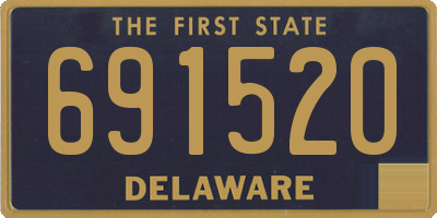 DE license plate 691520