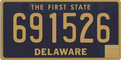 DE license plate 691526