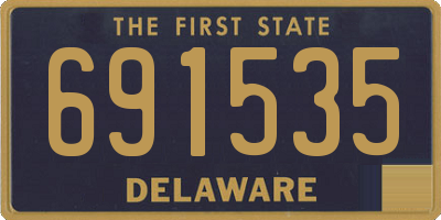 DE license plate 691535