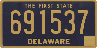 DE license plate 691537
