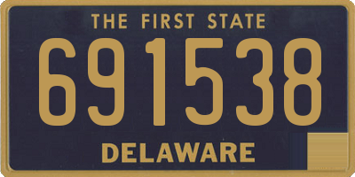 DE license plate 691538