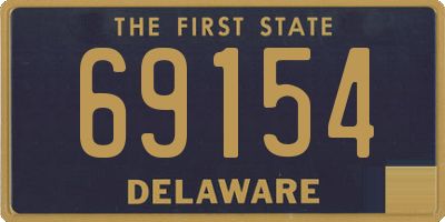 DE license plate 69154