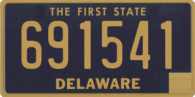 DE license plate 691541