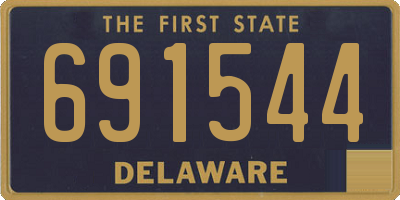 DE license plate 691544