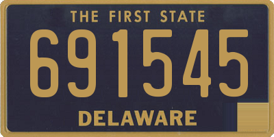 DE license plate 691545