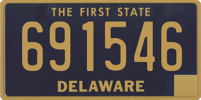 DE license plate 691546