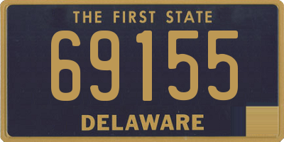 DE license plate 69155