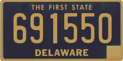 DE license plate 691550