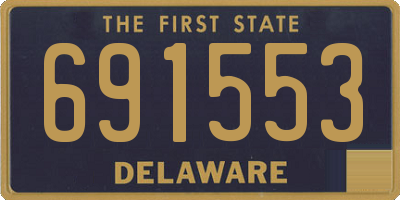 DE license plate 691553