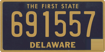 DE license plate 691557