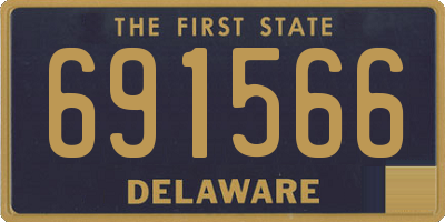 DE license plate 691566