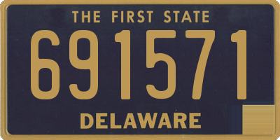 DE license plate 691571
