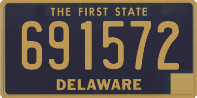 DE license plate 691572
