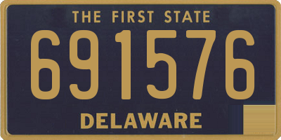 DE license plate 691576
