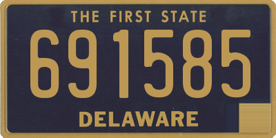 DE license plate 691585