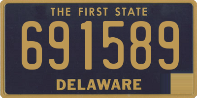 DE license plate 691589