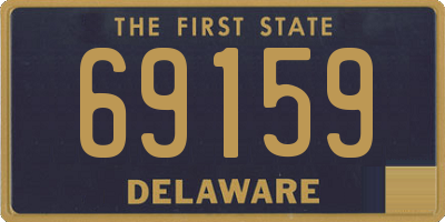 DE license plate 69159