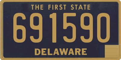 DE license plate 691590